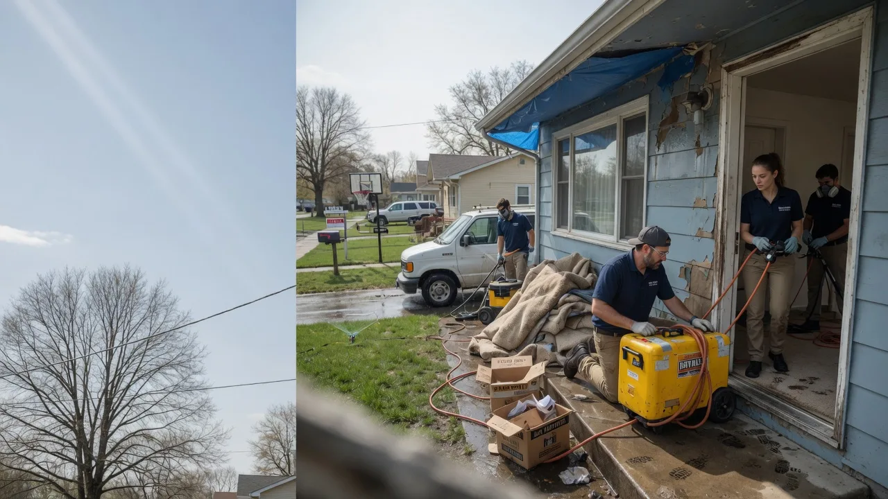 Basement Flood Cleanup in Bardolph, IL near me